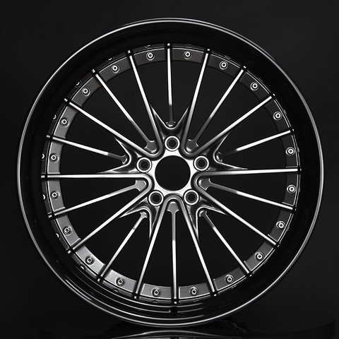 Custom 2 Piece Forged Alloy Car Wheel For BMW 6 / X6 / M4