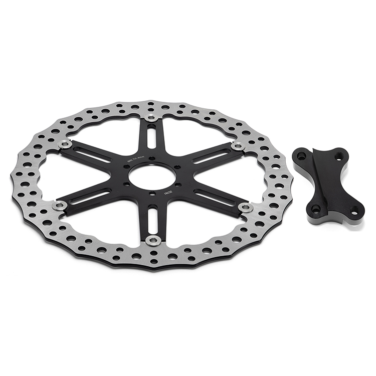 Custom Motorcycle 381mm Oversize Floating Brake Disc & Bracket for Victory Vegas/ Indian Super Chief Limited