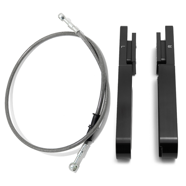 Motorcycle 4.5"-9" Swingarm Extension and Cable for Suzuki GSX1300R Hayabusa 1999-2007