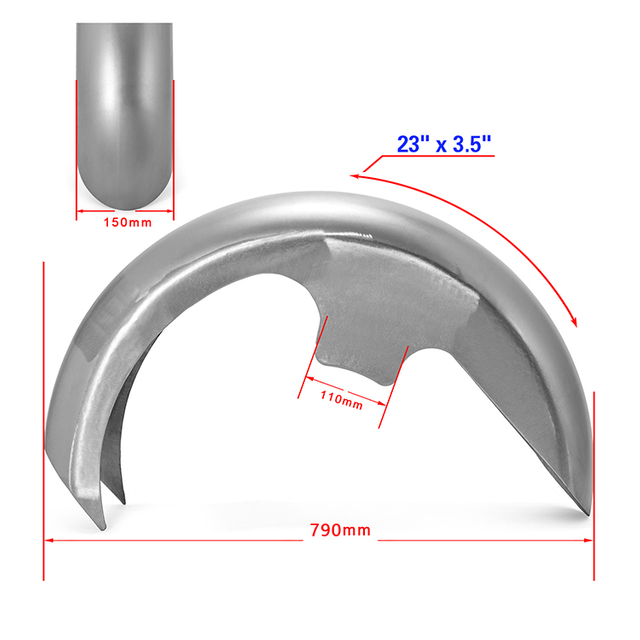 21" 23" 26" Motorcycle Front Fender For Harley Baggers and Softails 1996-2022 