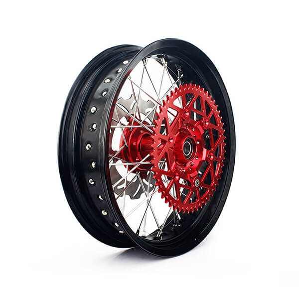 Custom 17 Inch Motorcycle Wheel Sets for Supermoto