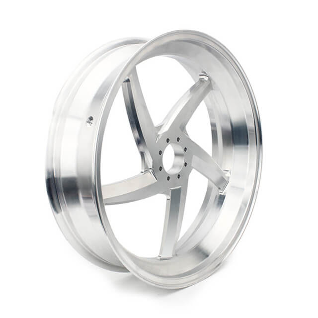 Custom Forged Aluminum CNC Motorcycle Wheel Set