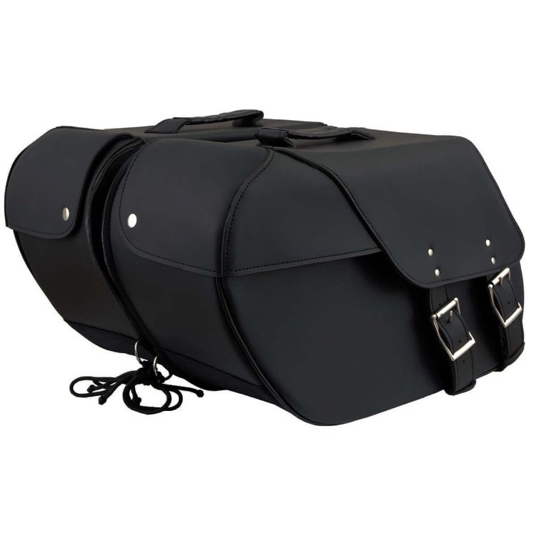  Motorcycle Saddle Bags PVC Side Panniers for Harley Davidosn 