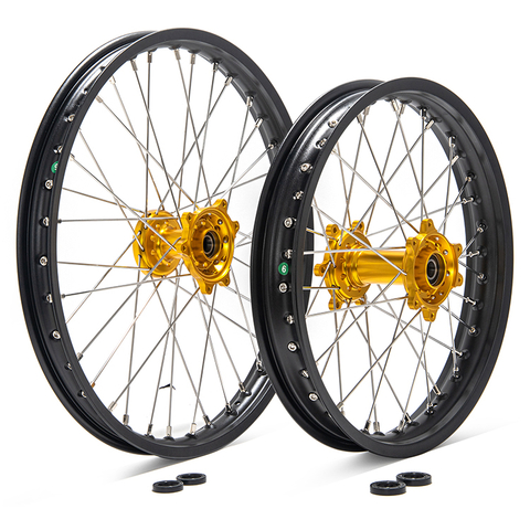 Dirt eBike 21"×1.6" & 18"×2.15" Front and Rear Wheel Rim Set for Surron Ultra Bee