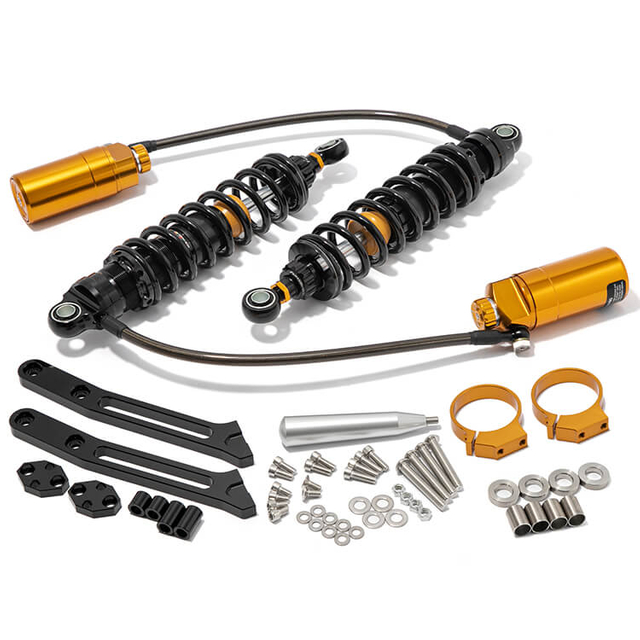 Remote Reservoir Rear Suspension Shocks For Harley-Davidson