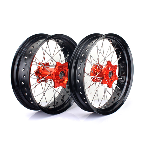 Aluminum Motocross Wheel Set for Supermoto
