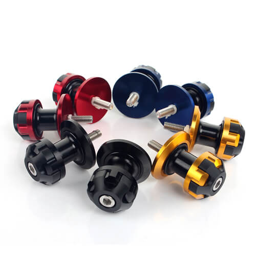 CNC Machined Aluminum 10mm Swingarm Spools For Motorcycle