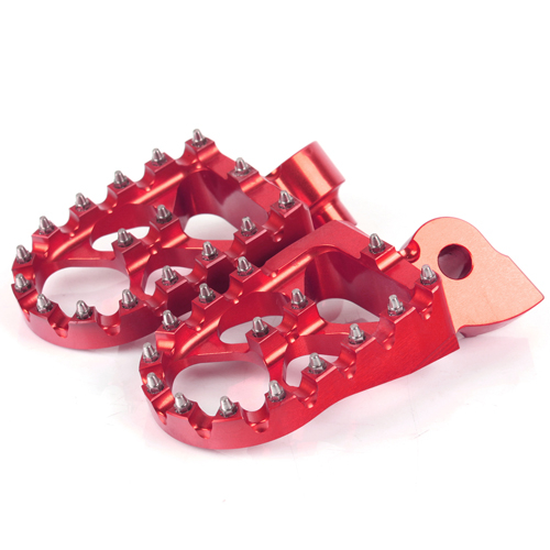 Aluminum motorcycle foot pegs for dirt bike