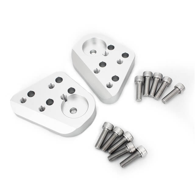 Custom Aluminum Alloy Motorcycle Handlebar Risers Clamps For BMW