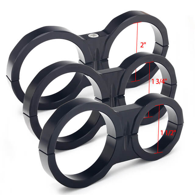 Best UTV ATV CNC Aluminum Shock Reservoir Clamps Shock Bracket