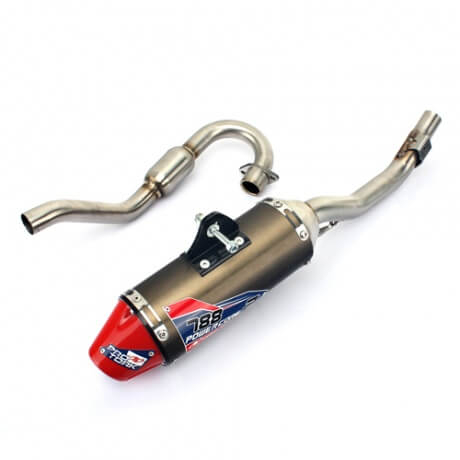 Hand Welding Motorcycle Exhaust Muffler