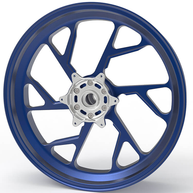 3.5 *17 Inch Cnc Machining Casting Aluminum Motorcycle Wheels