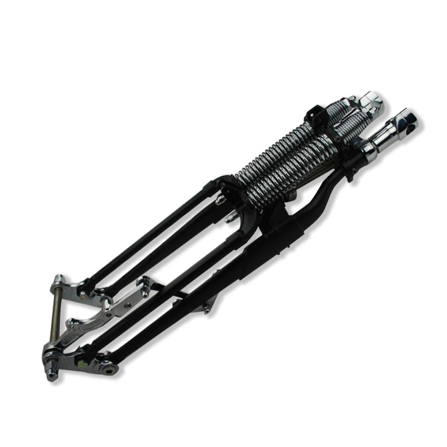 Black Springer Front Fork +18 Over Stock Length For Harley
