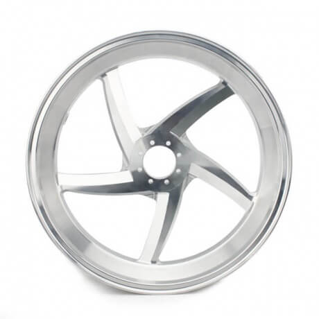 Custom Forged Aluminum CNC Motorcycle Wheel Set