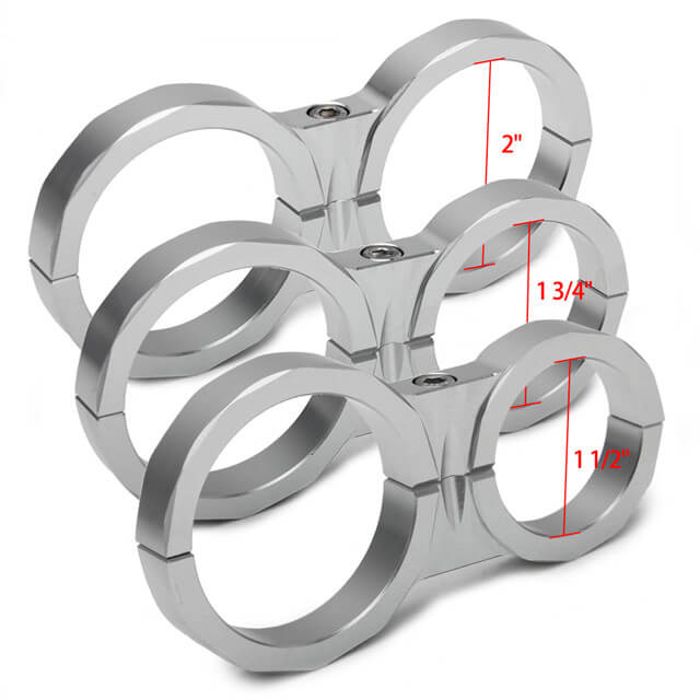 Best UTV ATV CNC Aluminum Shock Reservoir Clamps Shock Bracket